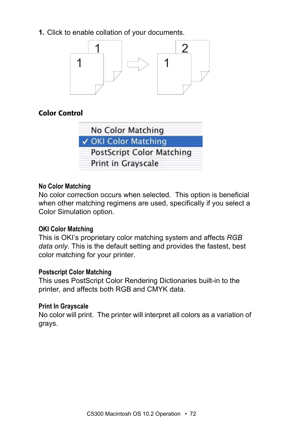 Oki C 5300n User Manual | Page 72 / 211