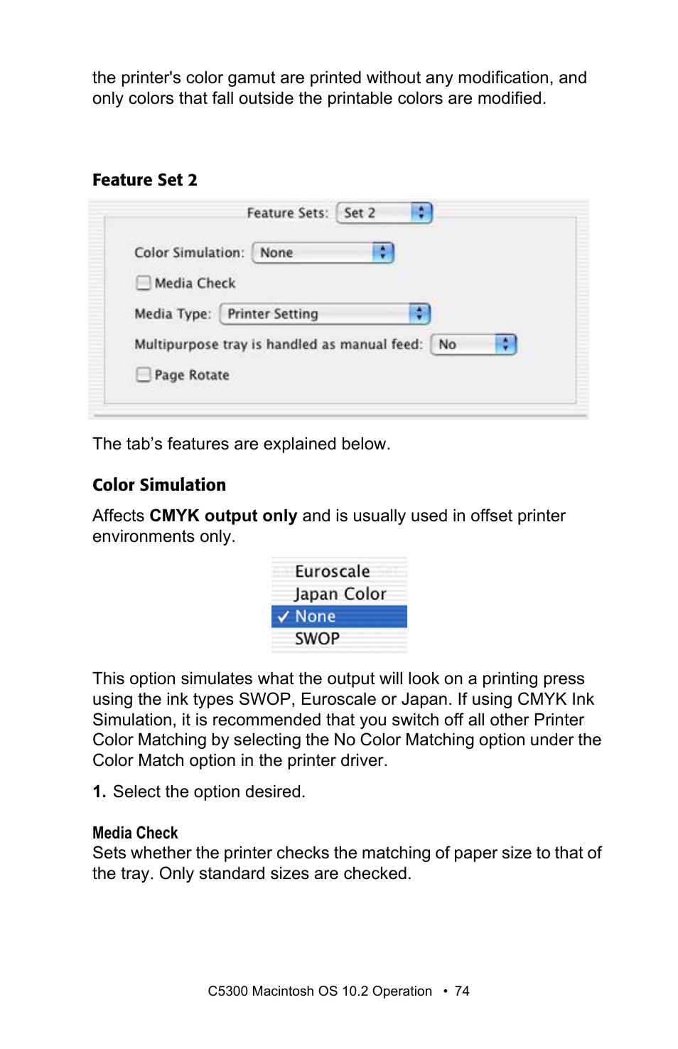 Oki C 5300n User Manual | Page 74 / 211