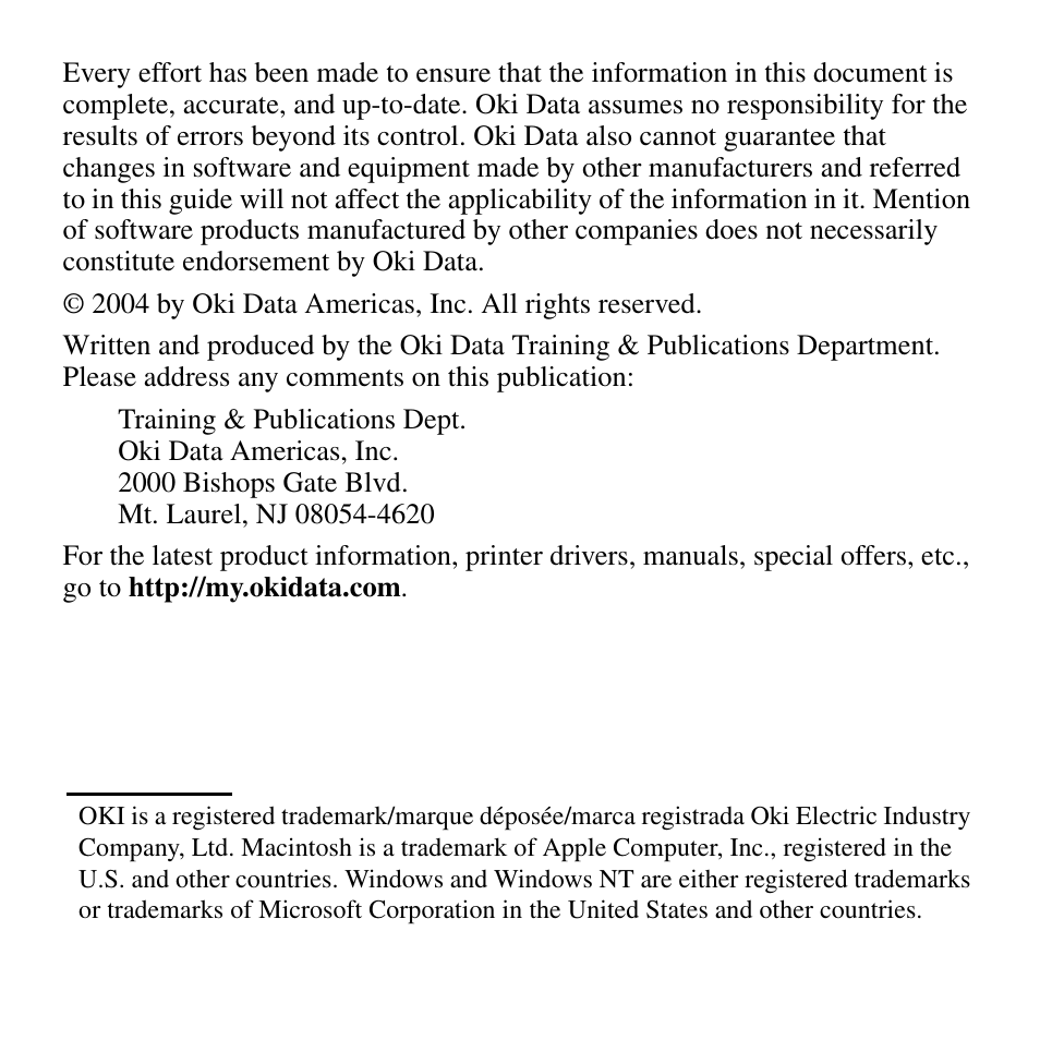 Oki C5100 User Manual | Page 2 / 20