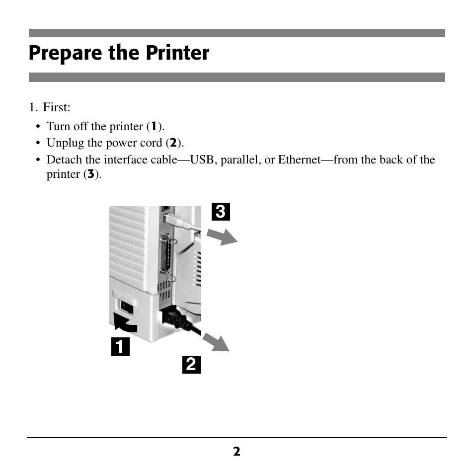 Prepare the printer | Oki C5100 User Manual | Page 4 / 20