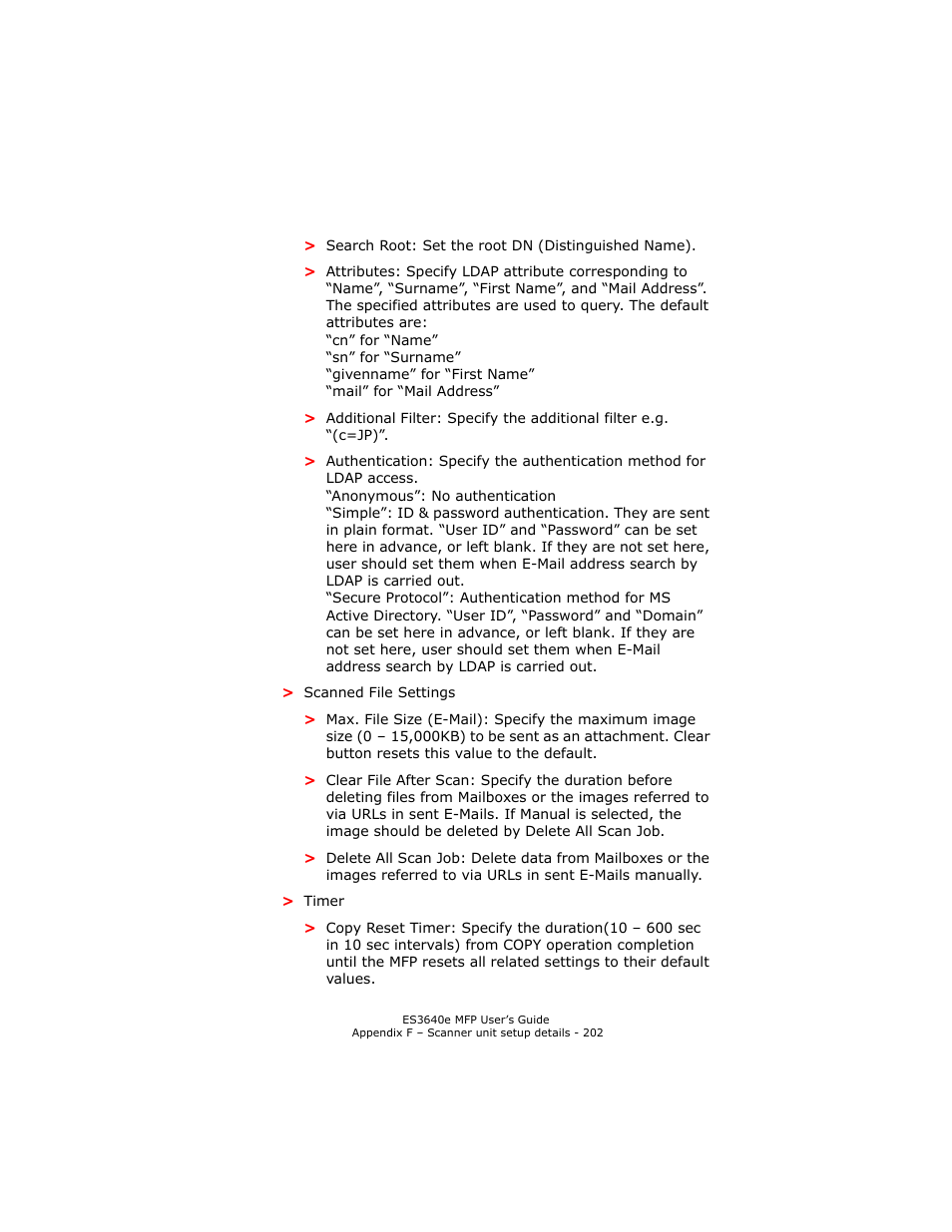 Oki ES 3640e MFP User Manual | Page 202 / 210