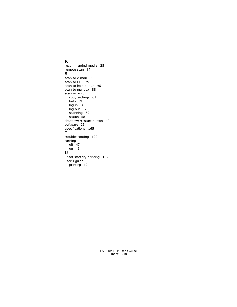 Oki ES 3640e MFP User Manual | Page 210 / 210