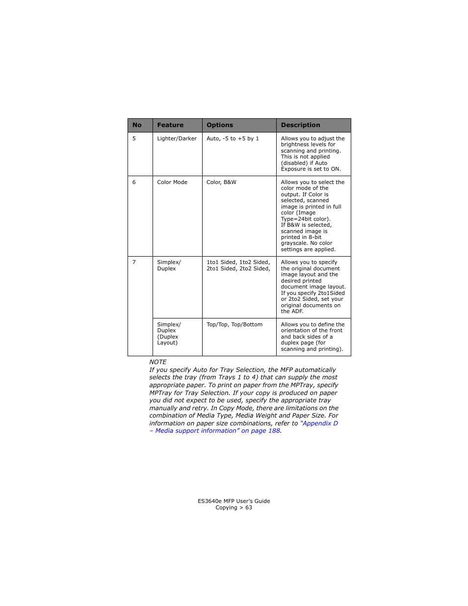 Oki ES 3640e MFP User Manual | Page 63 / 210