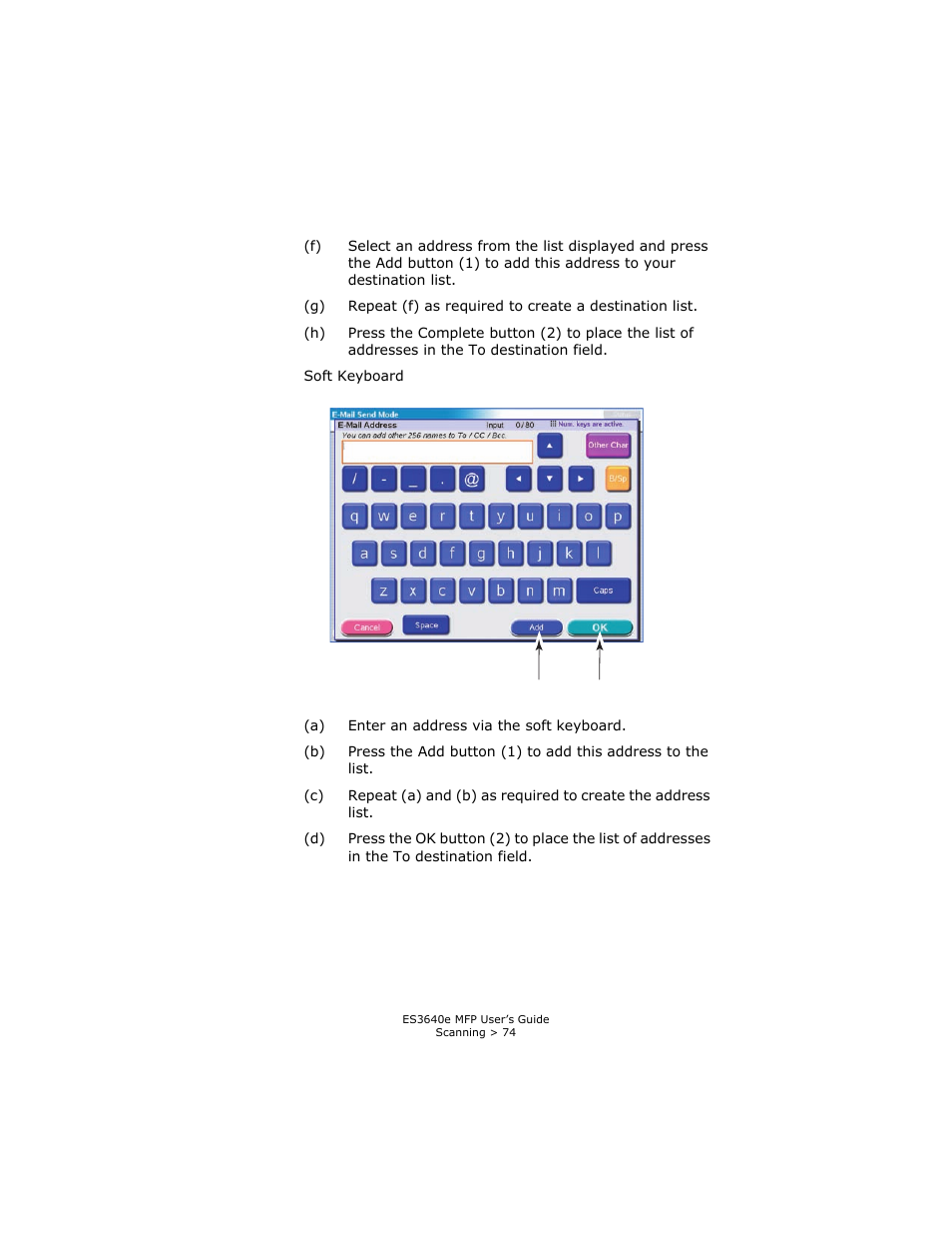 Oki ES 3640e MFP User Manual | Page 74 / 210