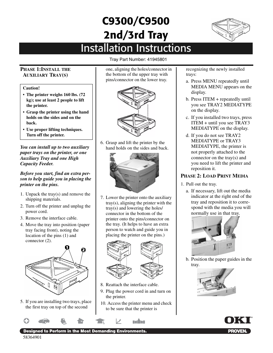 Oki C 9300 User Manual | 2 pages