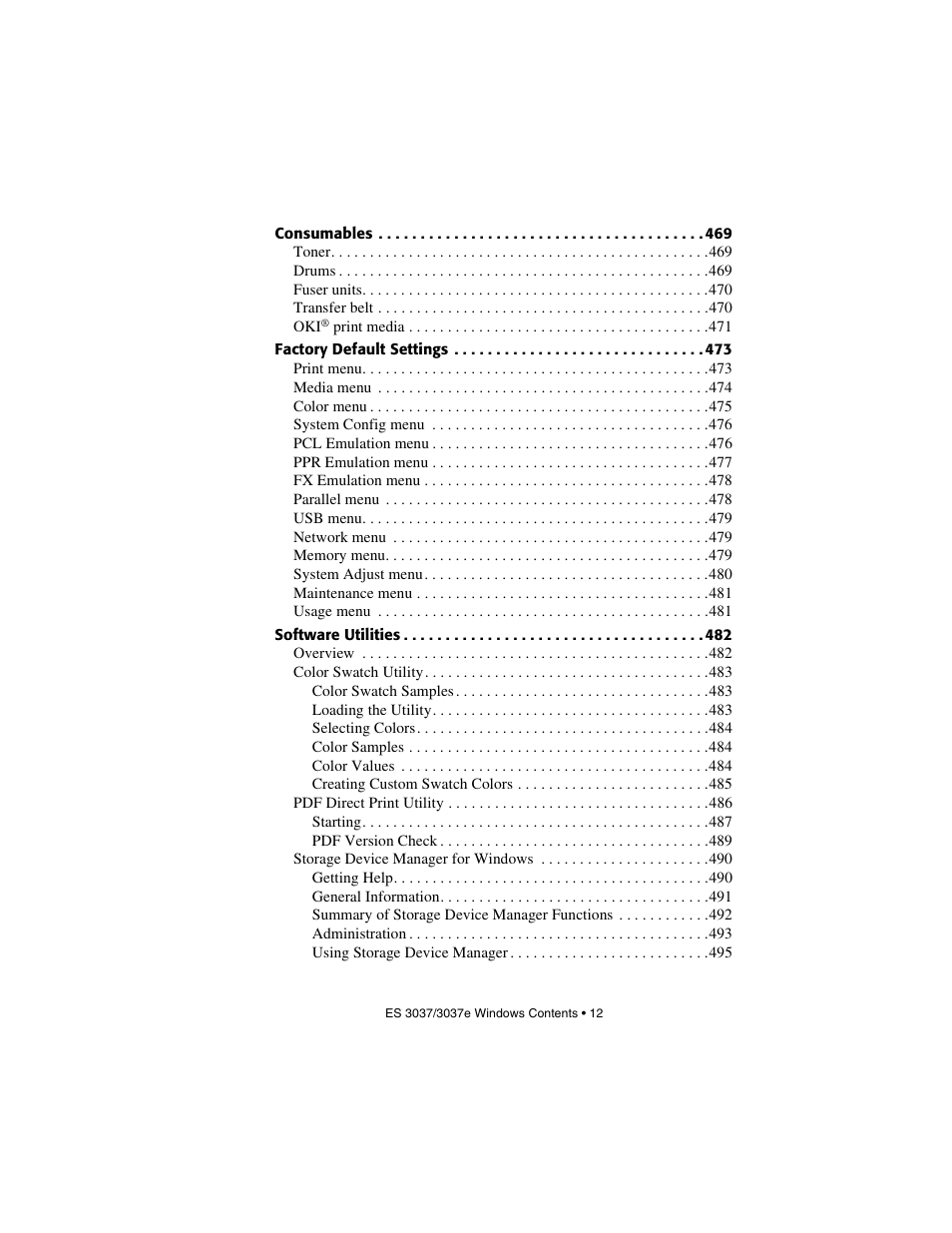 Oki 3037 User Manual | Page 12 / 546