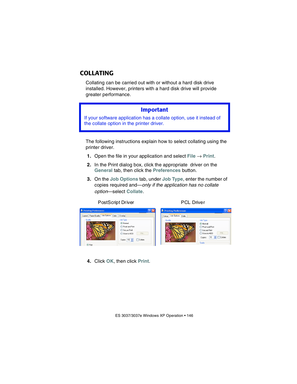 Collating | Oki 3037 User Manual | Page 146 / 546