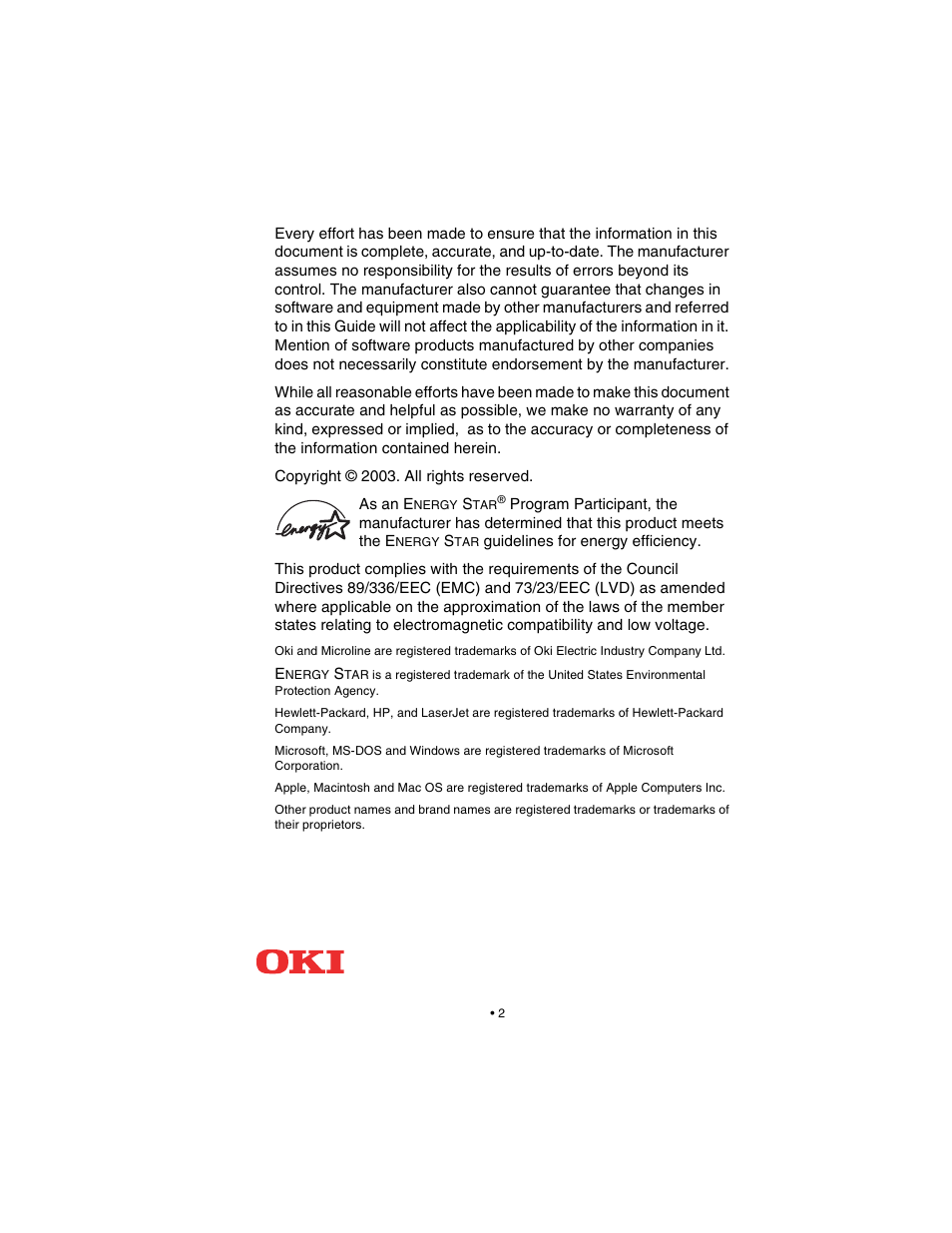 Oki 3037 User Manual | Page 2 / 546