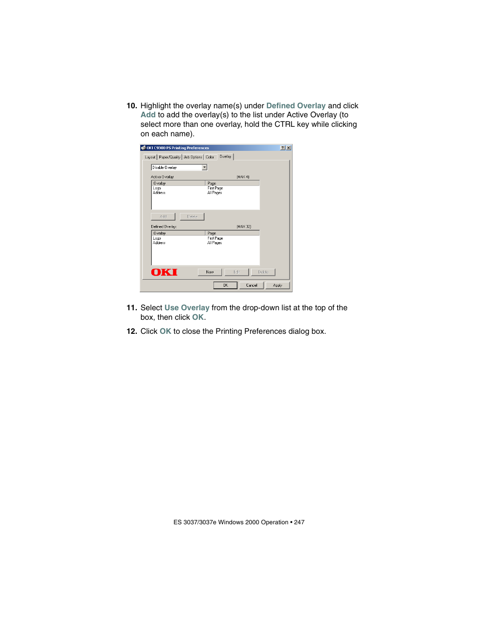 Oki 3037 User Manual | Page 247 / 546