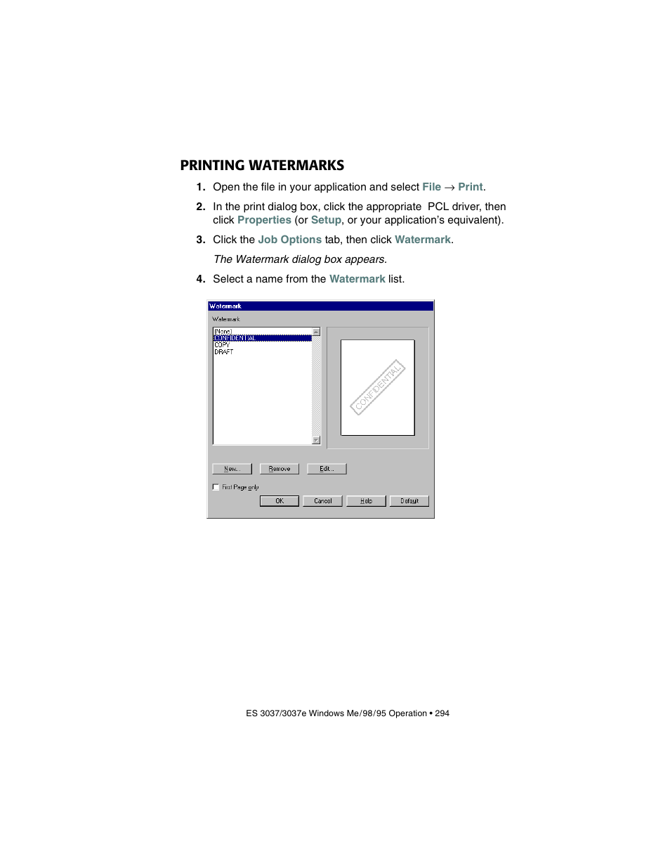 Printing watermarks | Oki 3037 User Manual | Page 294 / 546