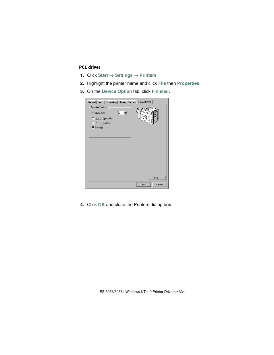 Pcl driver | Oki 3037 User Manual | Page 334 / 546