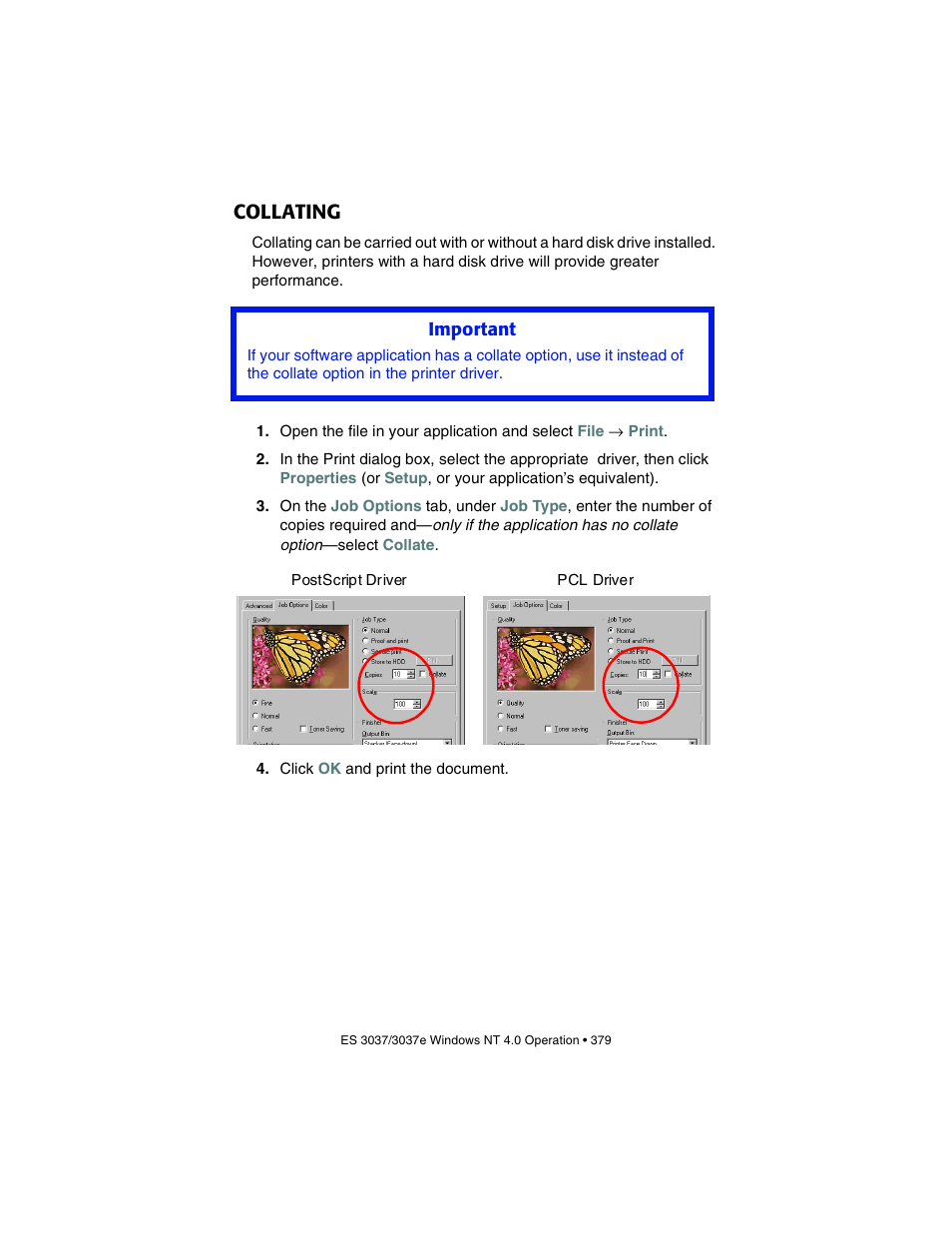 Collating | Oki 3037 User Manual | Page 379 / 546