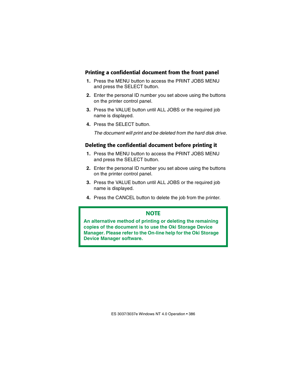 Oki 3037 User Manual | Page 386 / 546