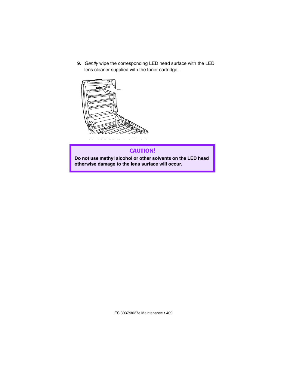 Caution | Oki 3037 User Manual | Page 409 / 546