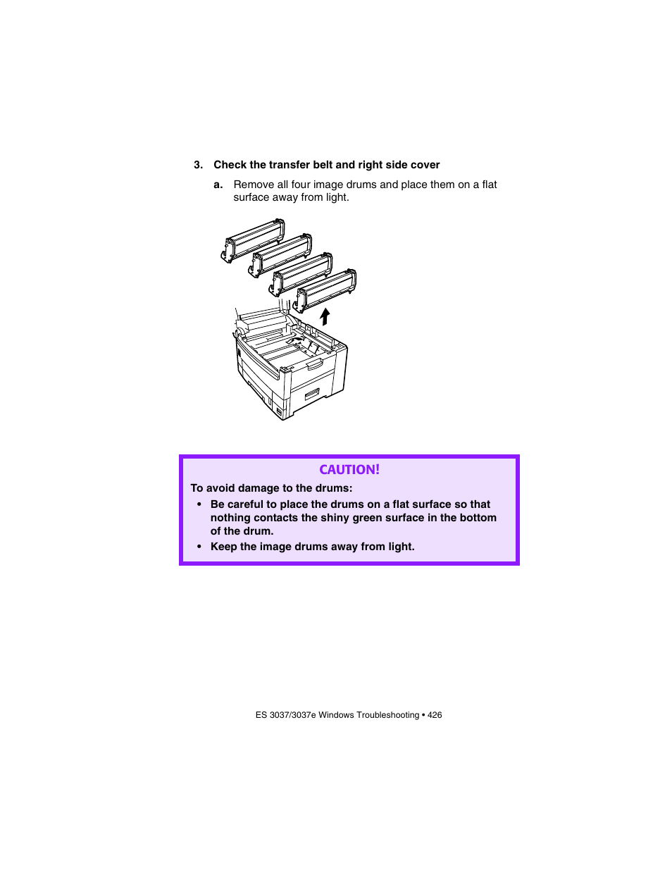 Caution | Oki 3037 User Manual | Page 426 / 546