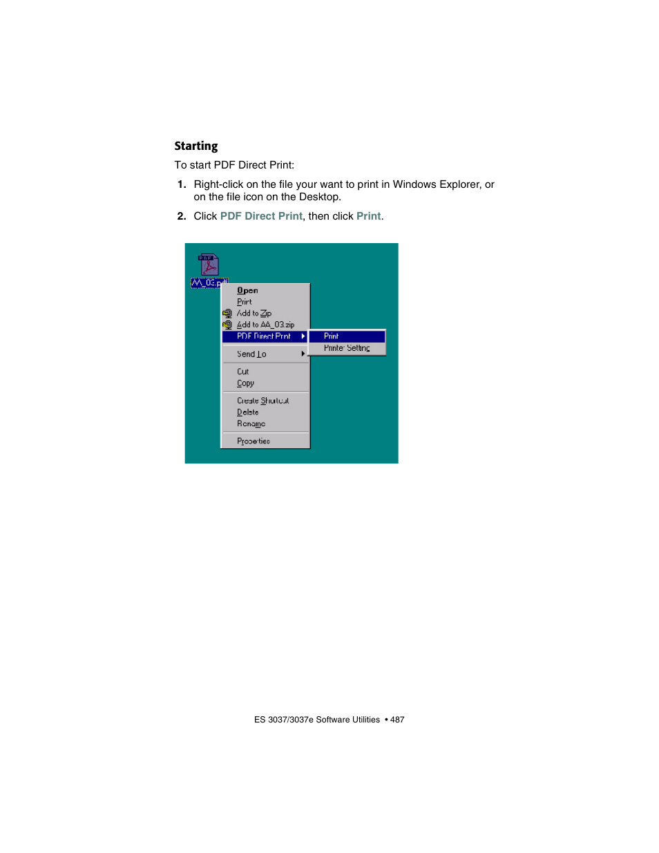 Starting | Oki 3037 User Manual | Page 487 / 546