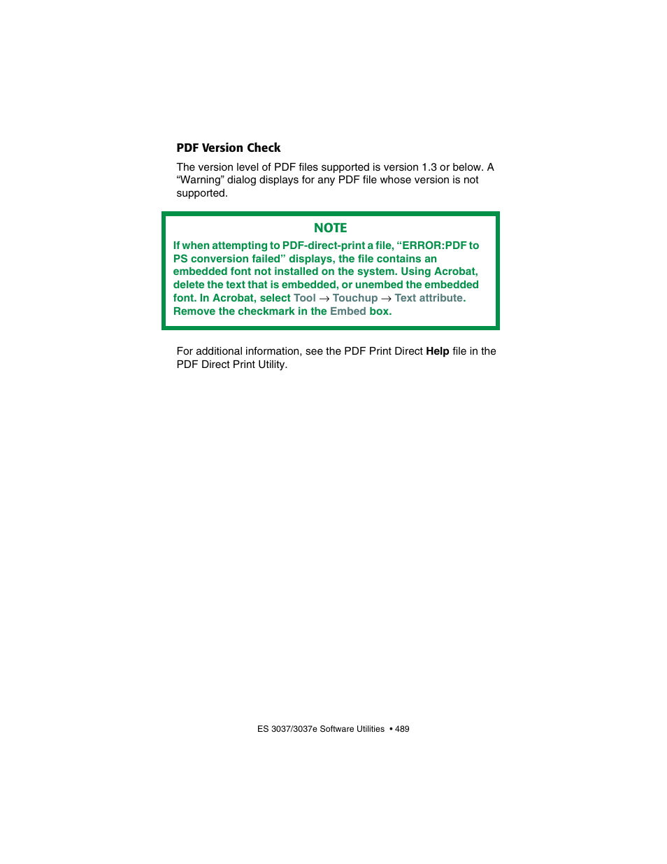 Pdf version check | Oki 3037 User Manual | Page 489 / 546
