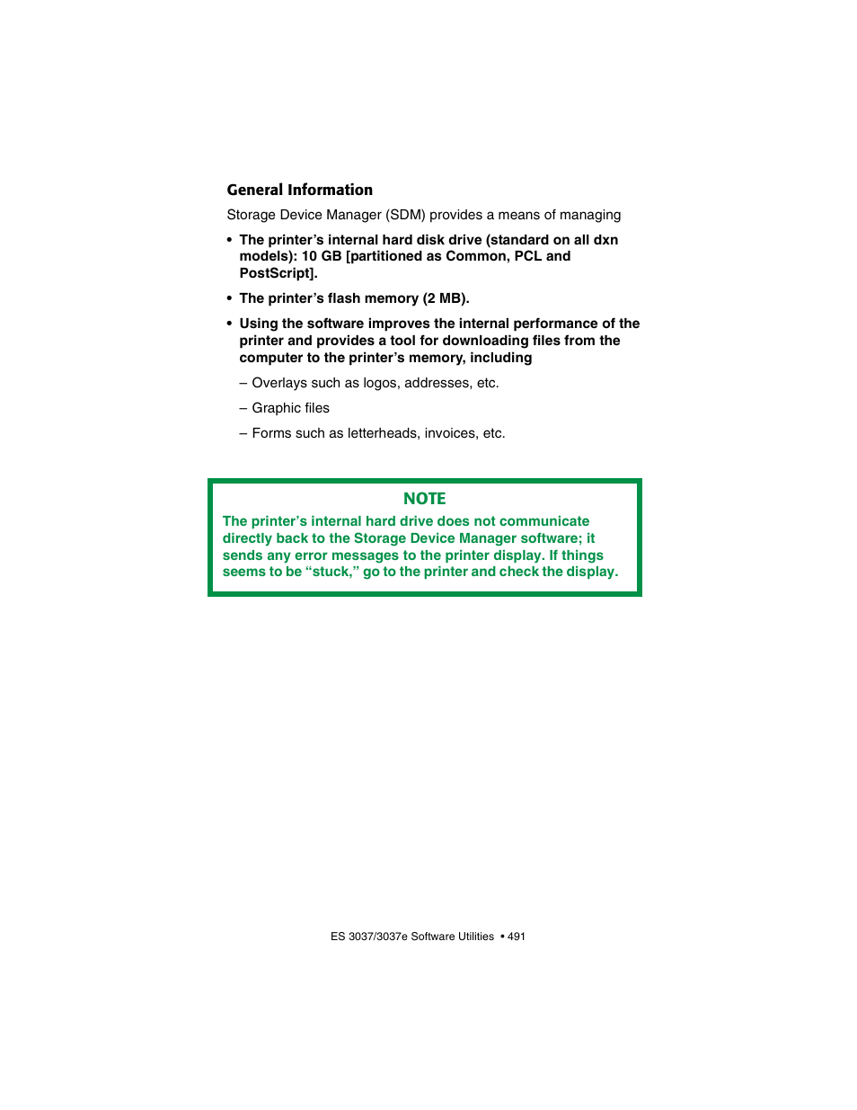 General information | Oki 3037 User Manual | Page 491 / 546