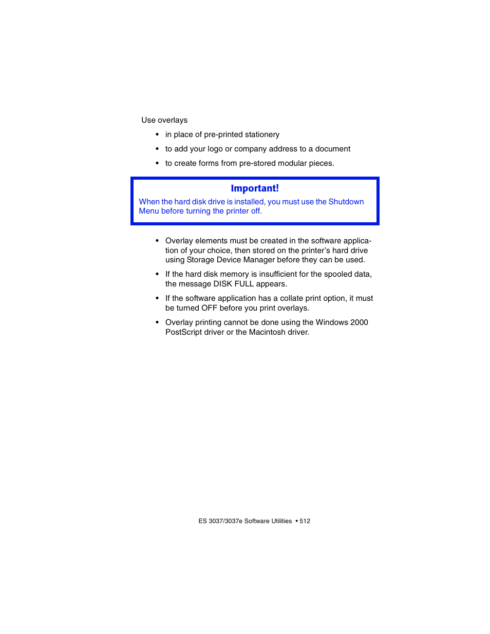 Oki 3037 User Manual | Page 512 / 546