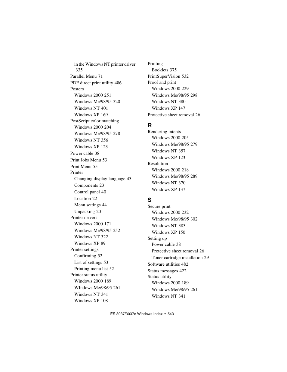 Oki 3037 User Manual | Page 543 / 546