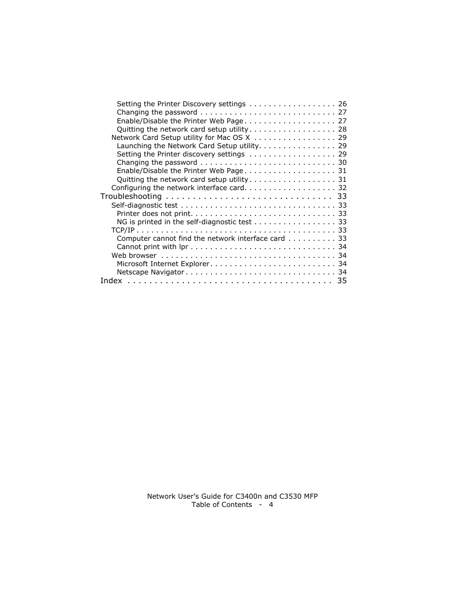 Oki C3400 User Manual | Page 4 / 35