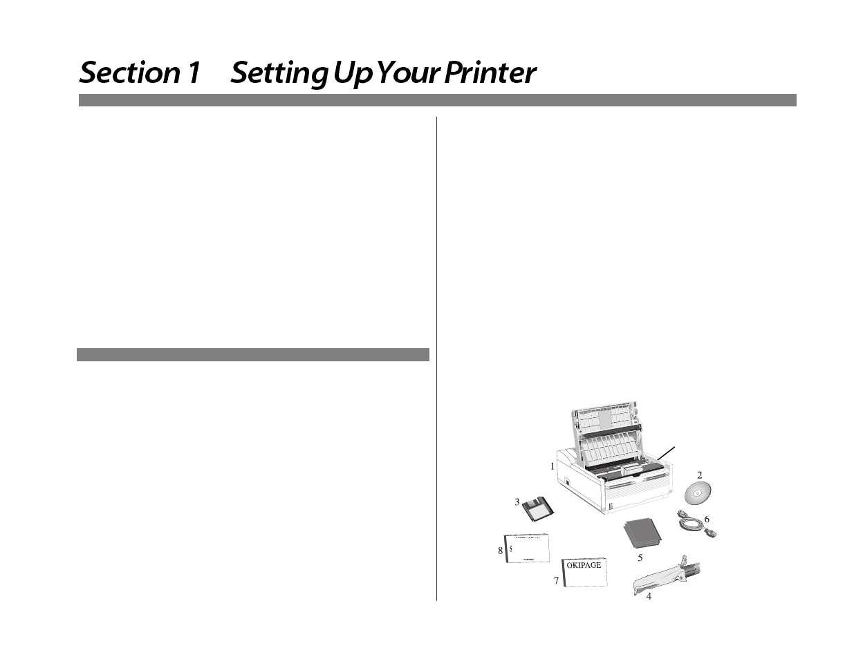 Setting up your printer | Oki 12i User Manual | Page 12 / 66