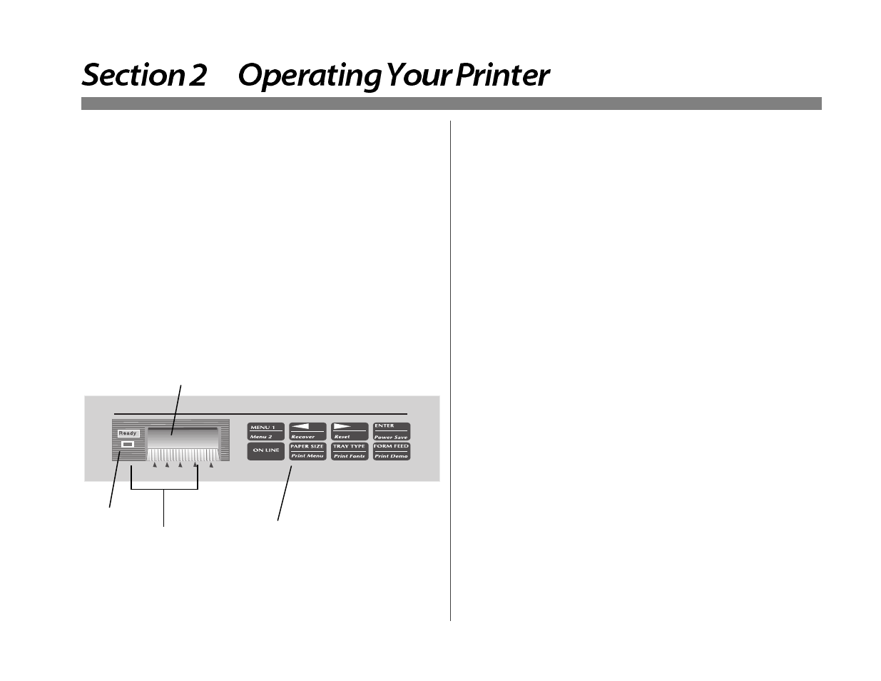 Operating your printer | Oki 12i User Manual | Page 26 / 66