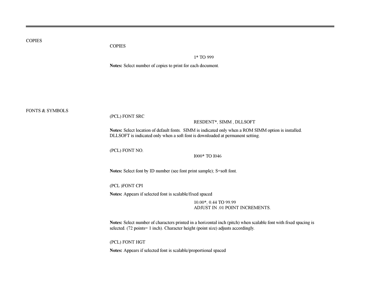 Operating your printer 2, Level 1 menu | Oki 12i User Manual | Page 32 / 66