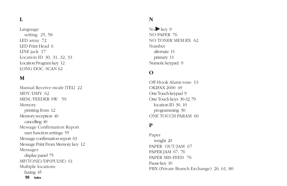 Oki 5300 Plus User Manual | Page 103 / 109