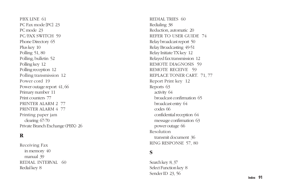 Oki 5300 Plus User Manual | Page 104 / 109