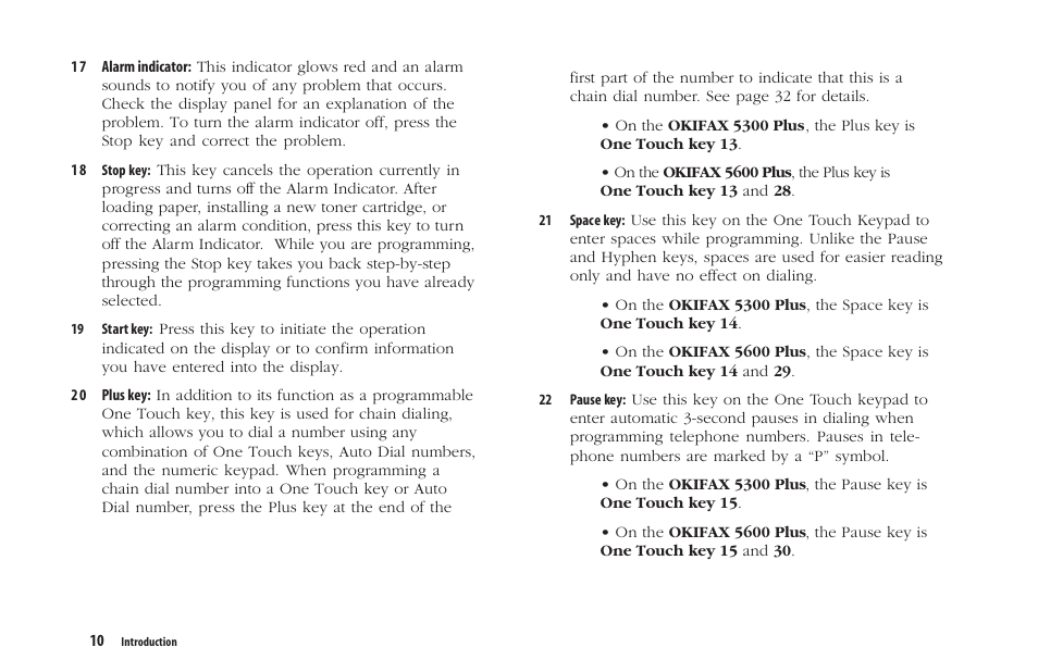 Oki 5300 Plus User Manual | Page 23 / 109