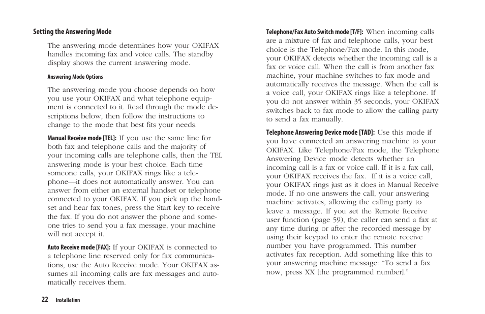 Oki 5300 Plus User Manual | Page 35 / 109