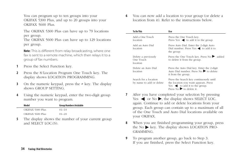 Oki 5300 Plus User Manual | Page 47 / 109