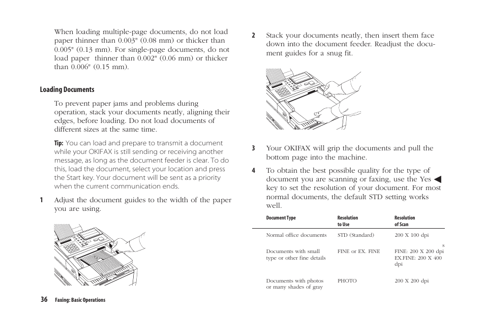 Loading documents | Oki 5300 Plus User Manual | Page 49 / 109
