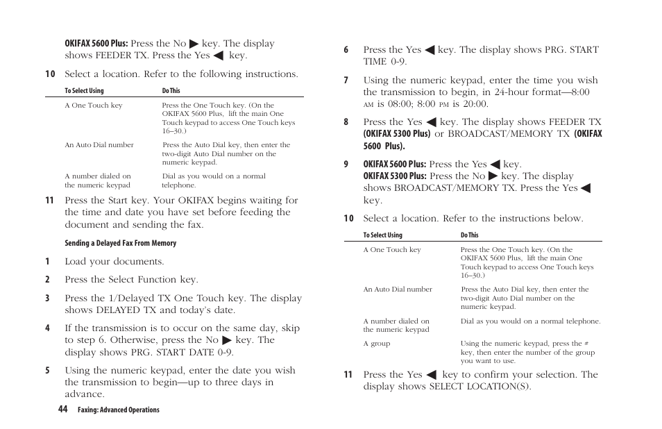 Oki 5300 Plus User Manual | Page 57 / 109