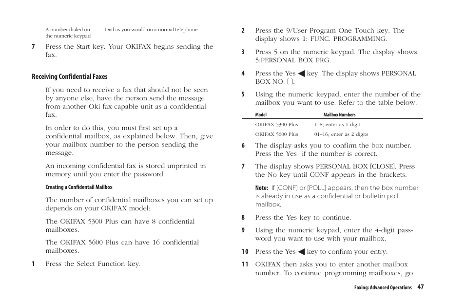 Oki 5300 Plus User Manual | Page 60 / 109