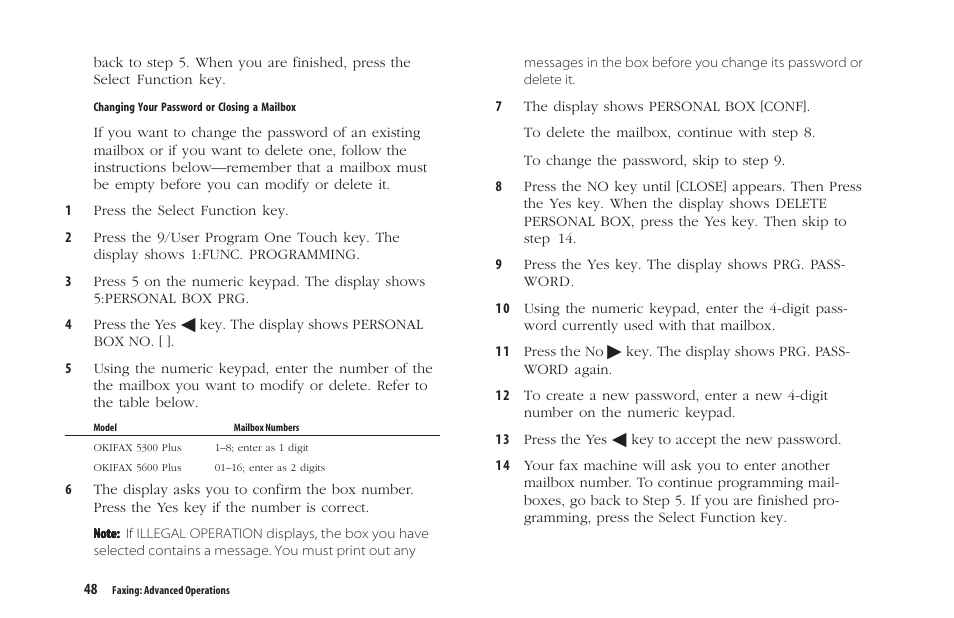 Oki 5300 Plus User Manual | Page 61 / 109