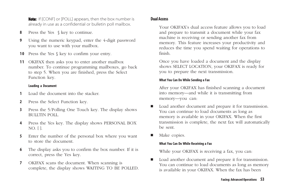Oki 5300 Plus User Manual | Page 66 / 109