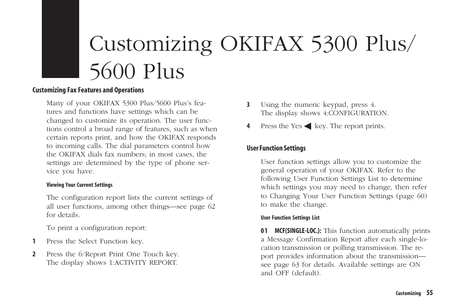Oki 5300 Plus User Manual | Page 68 / 109