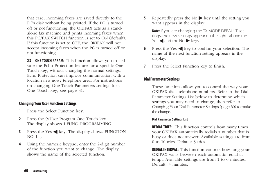 Oki 5300 Plus User Manual | Page 73 / 109