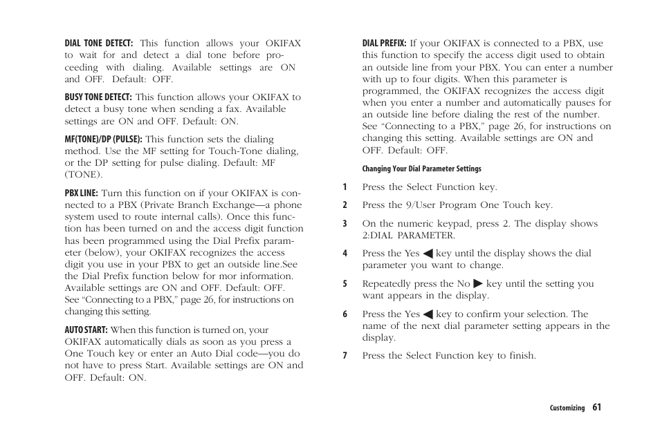 Oki 5300 Plus User Manual | Page 74 / 109