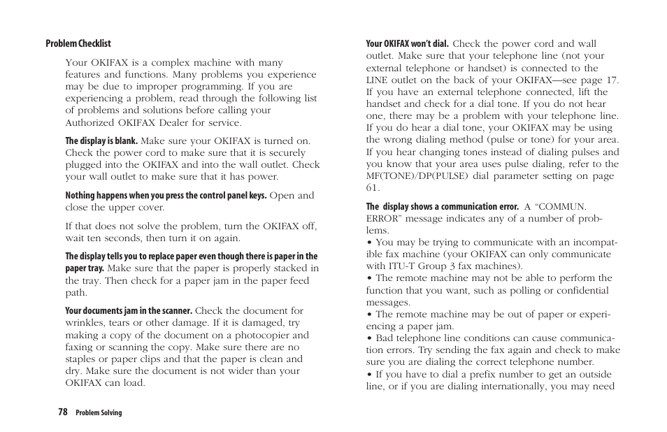 Oki 5300 Plus User Manual | Page 91 / 109