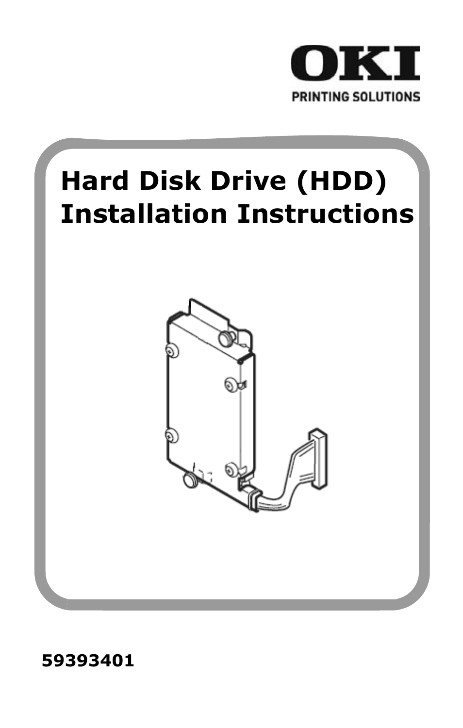 Oki Hard Disk Drive User Manual | 16 pages