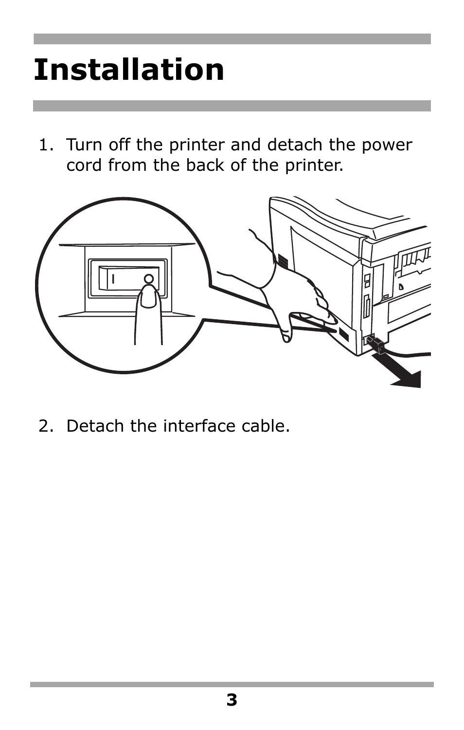 Installation | Oki Hard Disk Drive User Manual | Page 3 / 16