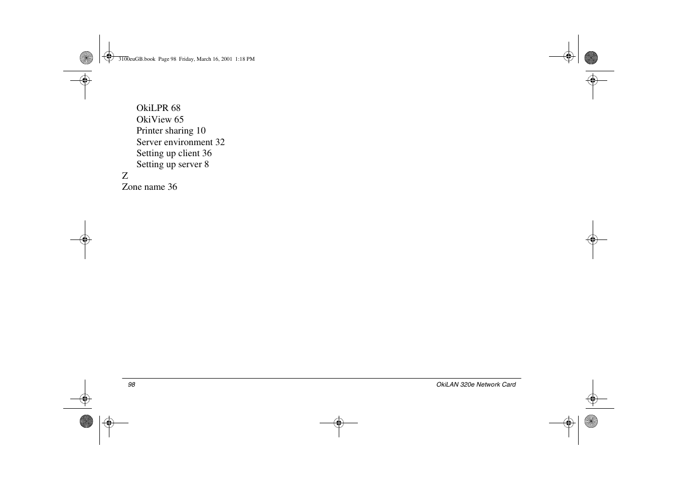 Oki 3100e User Manual | Page 104 / 104