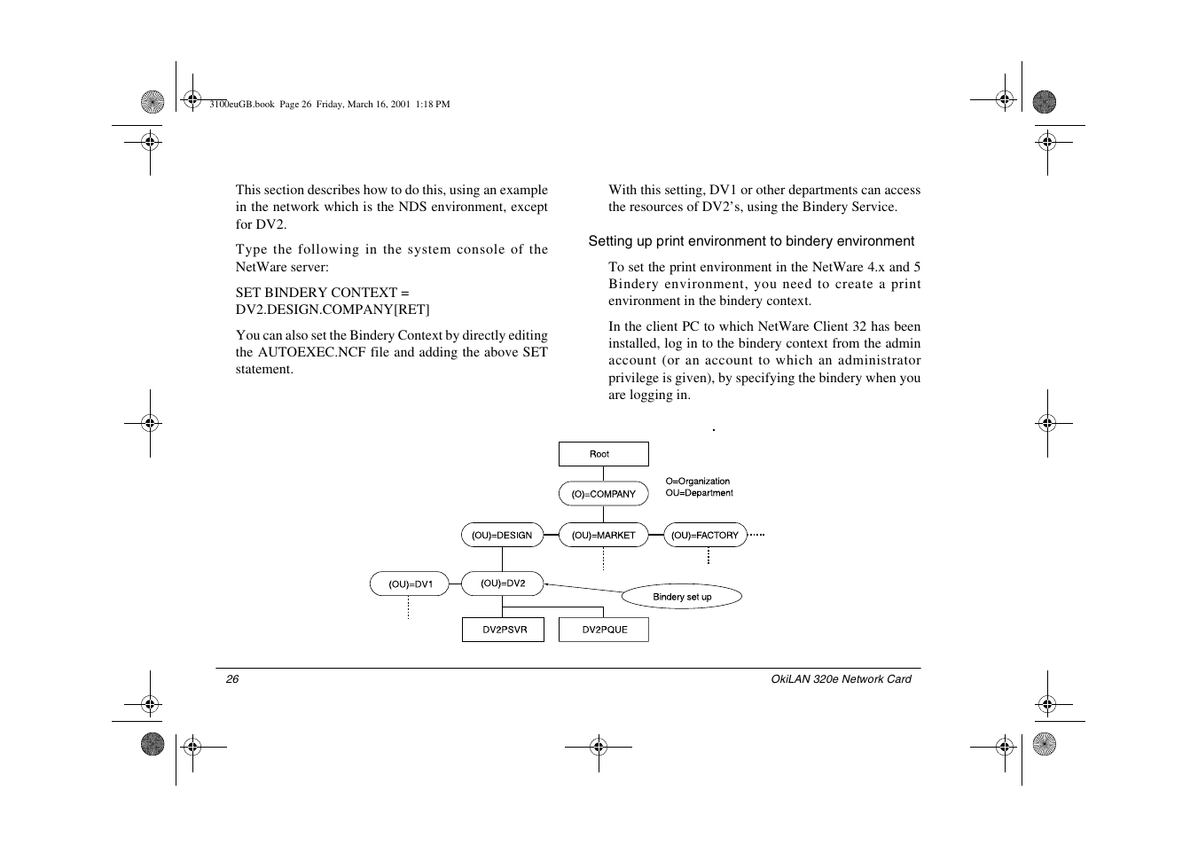 Setting up print environment, To bindery environment | Oki 3100e User Manual | Page 32 / 104
