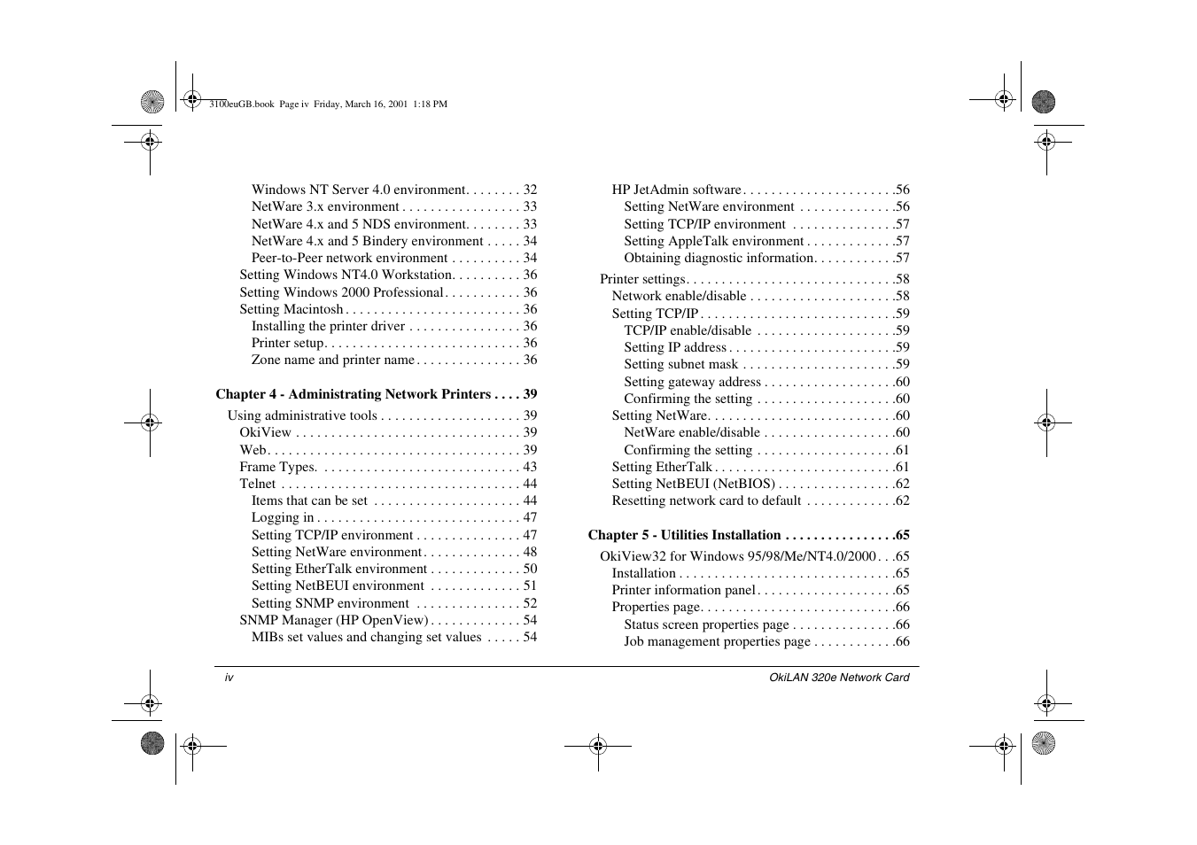 Oki 3100e User Manual | Page 4 / 104