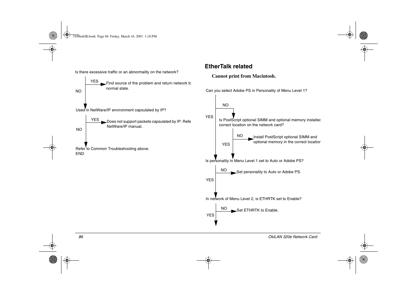 Ethertalk related | Oki 3100e User Manual | Page 92 / 104