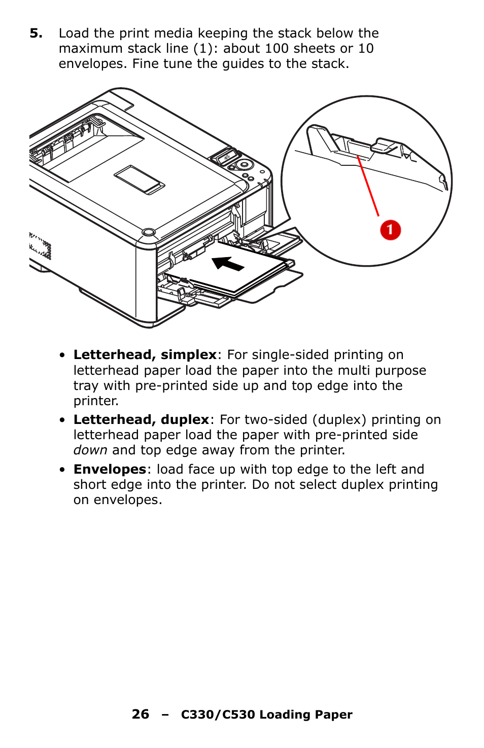 Oki C330 User Manual | Page 26 / 135