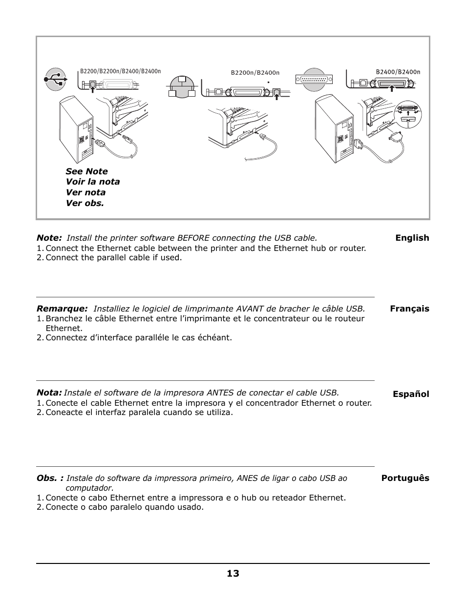 Oki B 2200 User Manual | Page 13 / 24